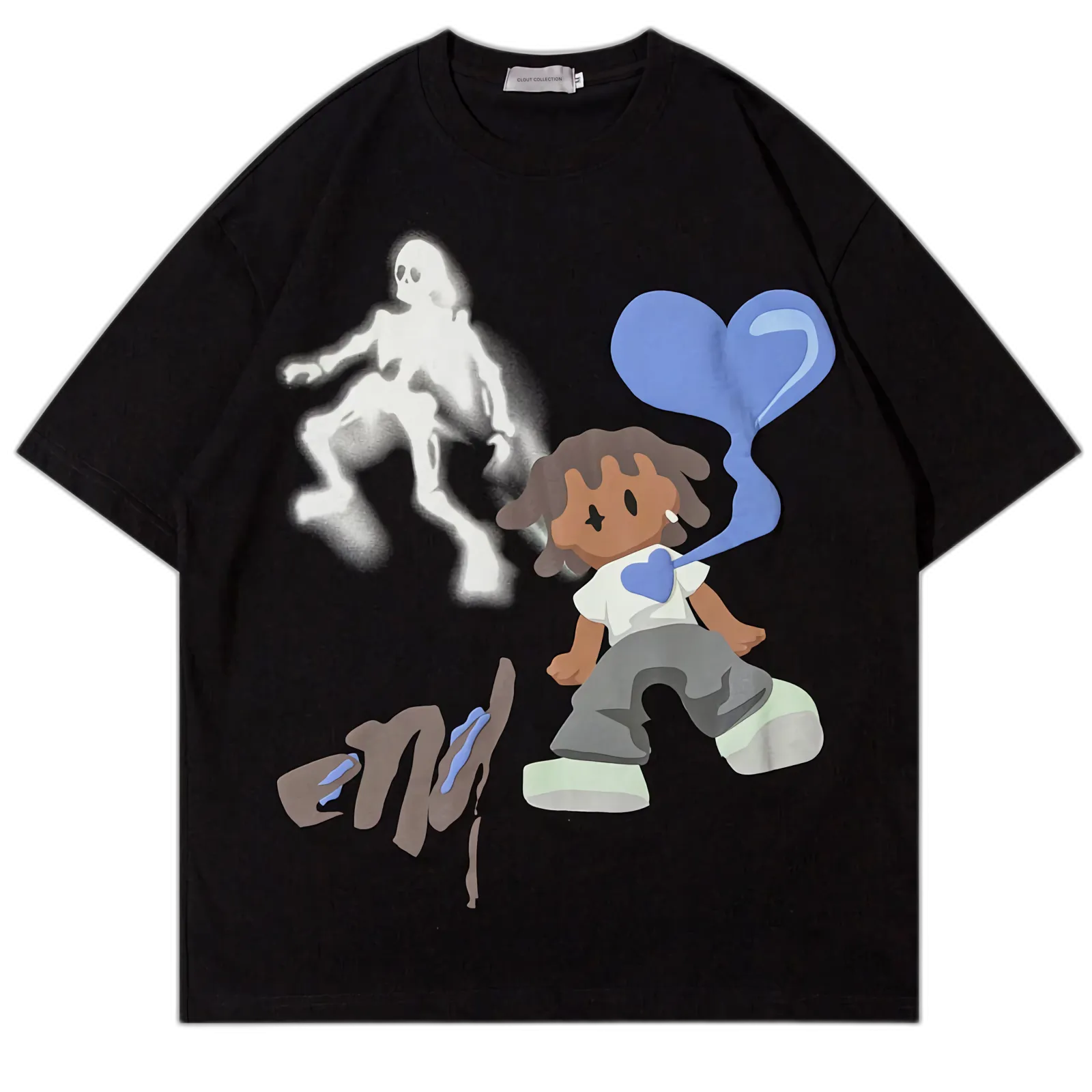 Neo 'Dream' Doodle Print Cotton T-Shirt