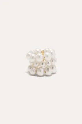 One [Blank] Can Change the World - Freshwater Pearl and Gold Vermeil Rings