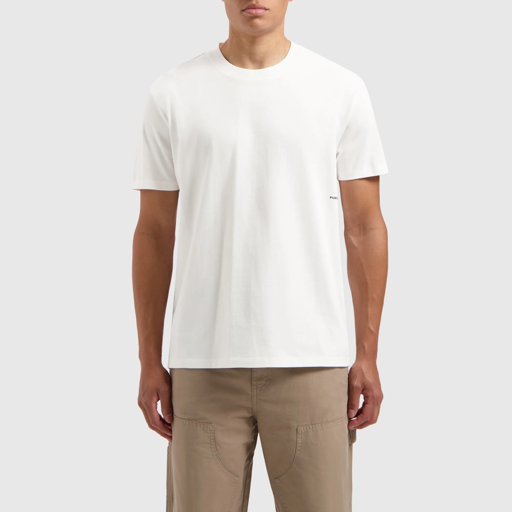 Organic Sideline Wordmark T-shirt | Off White