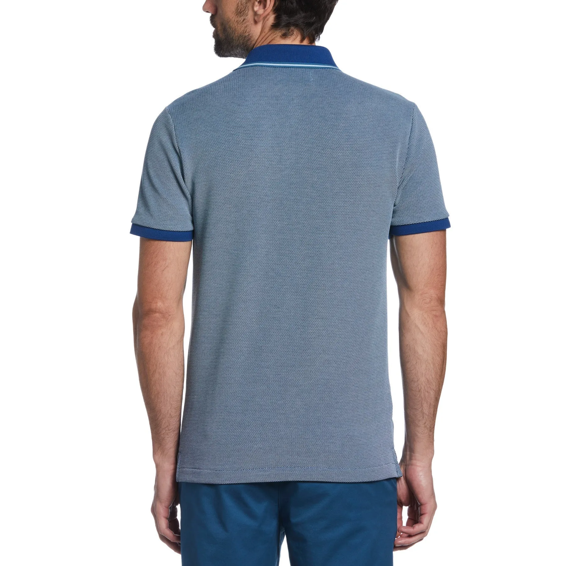 Original Penguin Birdseye Organic Cotton Pique Polo Shirt - Limoges