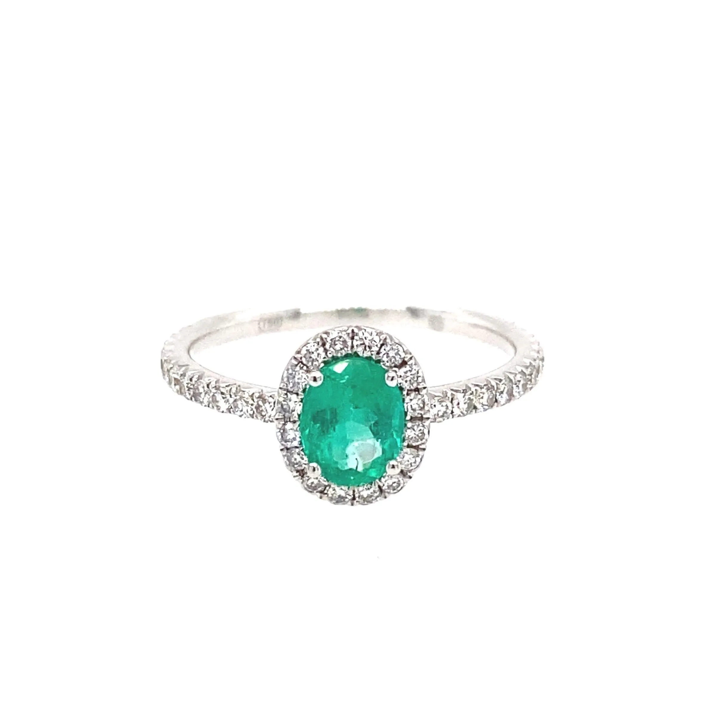 Oval Emerald Fashion Ring