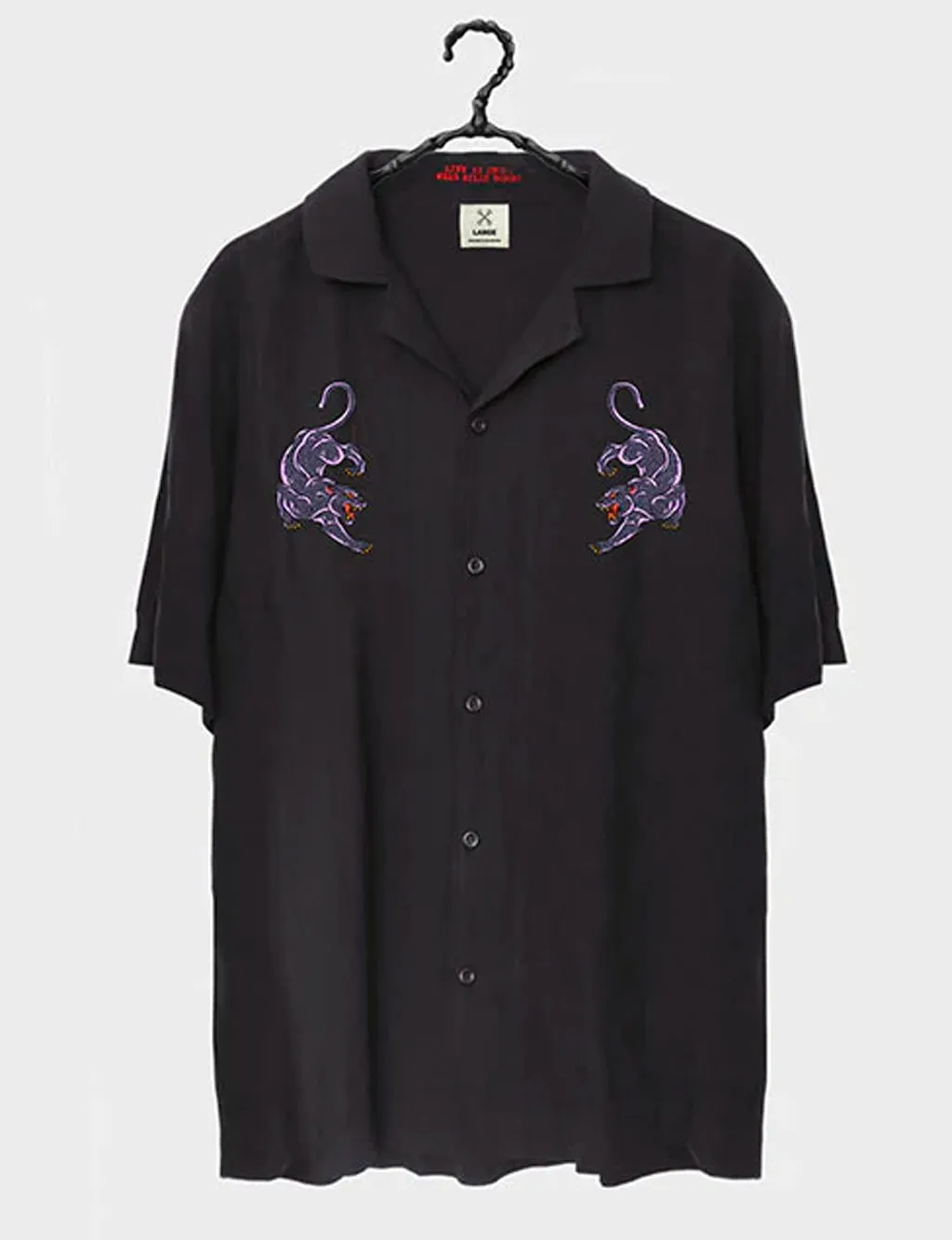 PANTHER BOWLO SHIRT - BLACK