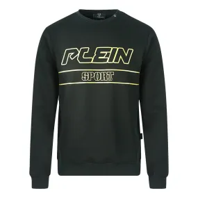 Plein Sport Gold Logo Black Jumper