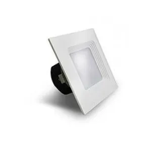 Radiant-Lite SDL4-BF-50K 4" LED Square Downlight with Baffle Trim 5000K