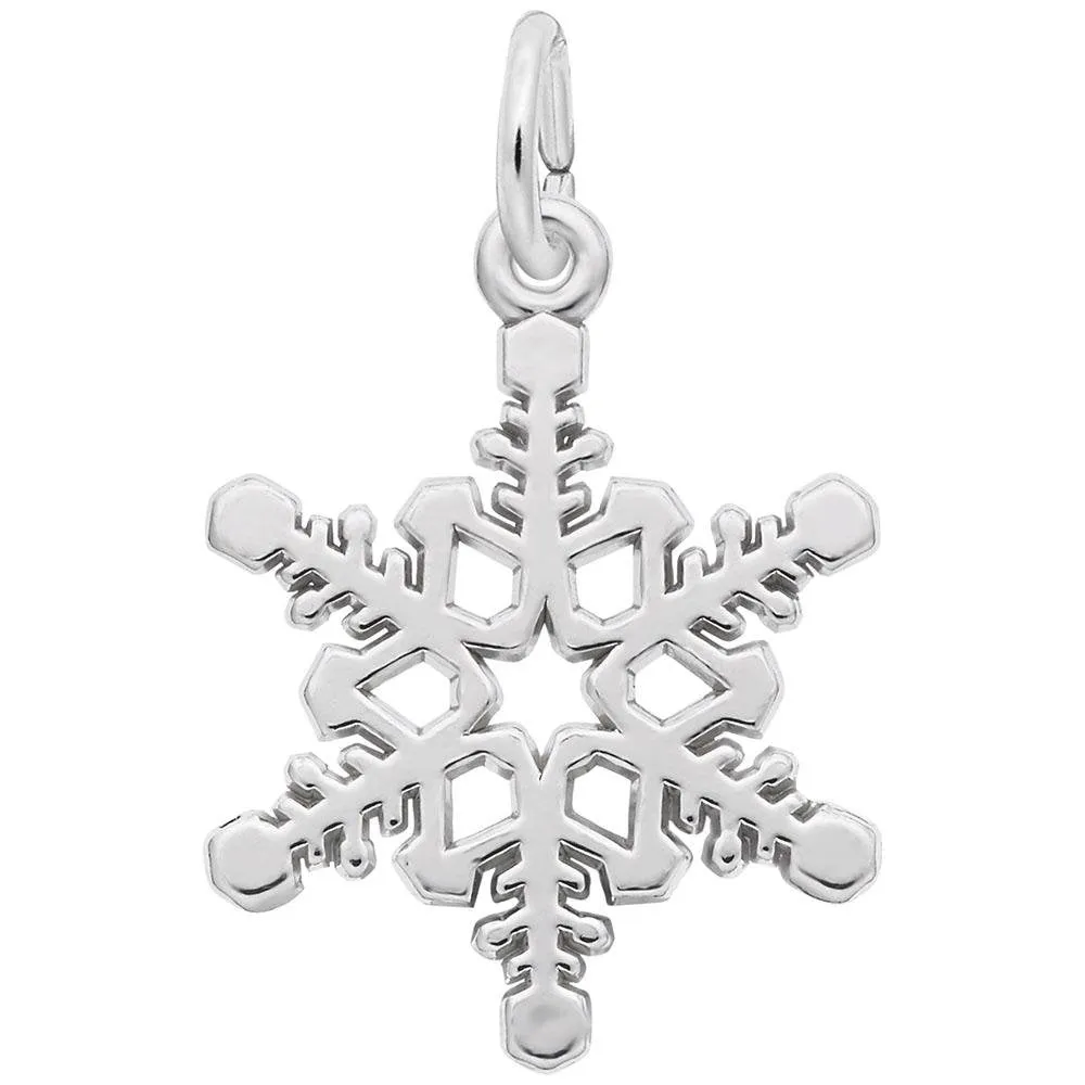 Rembrandt Charms - Snowflake Charm - 7816