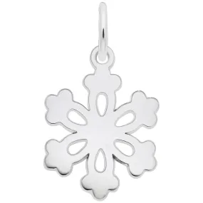 Rembrandt Charms - Stellar Plate Snowflake Charm - 4484