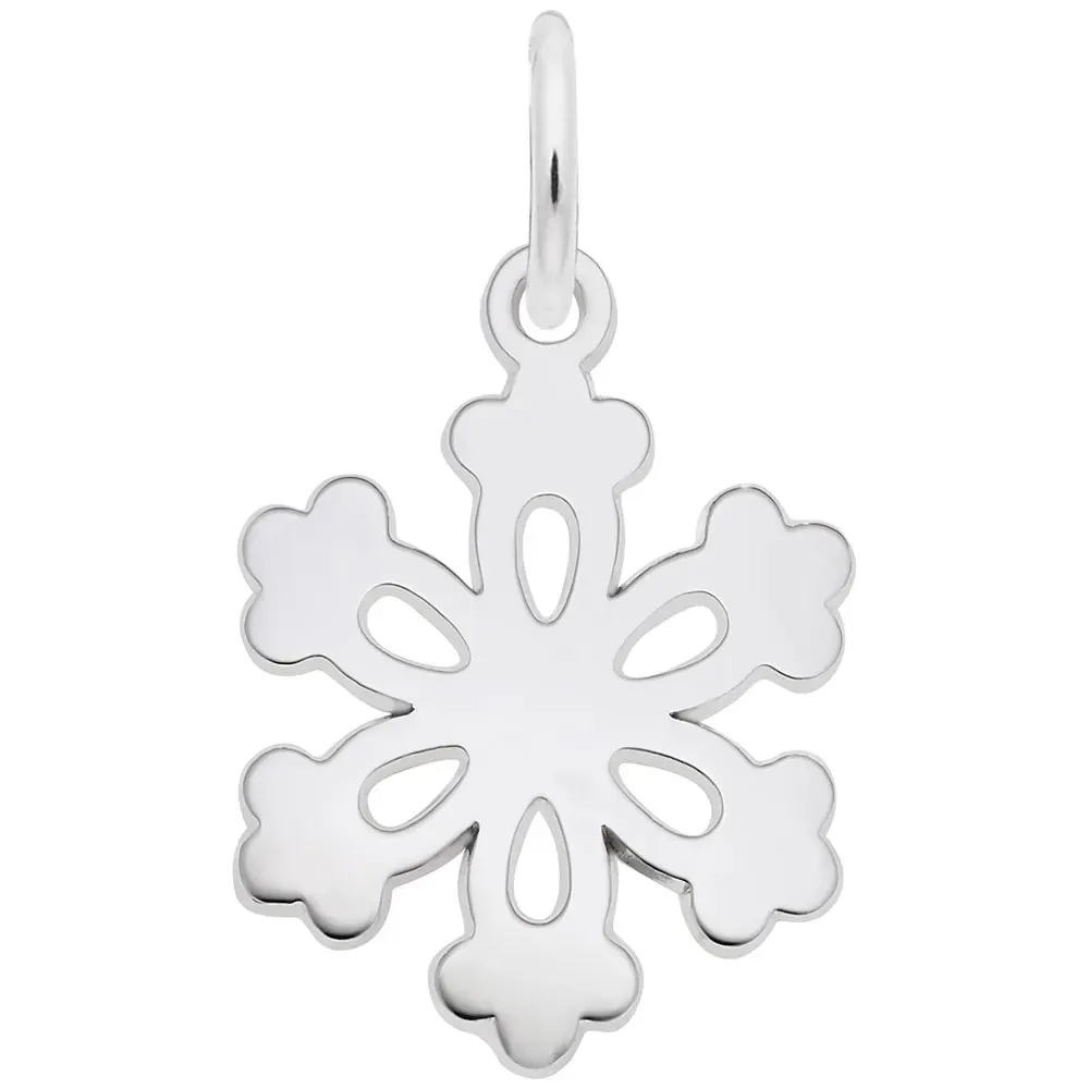 Rembrandt Charms - Stellar Plate Snowflake Charm - 4484