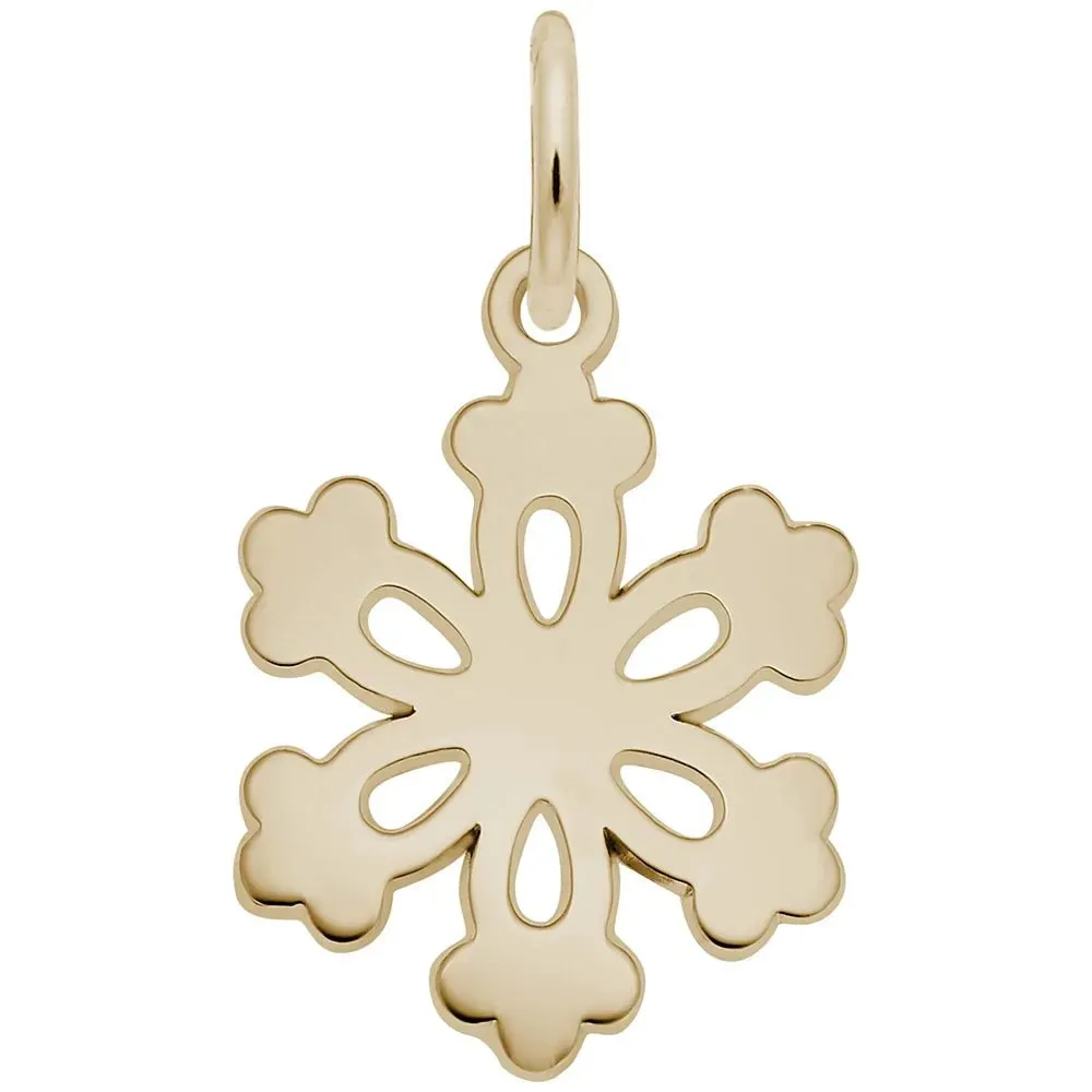 Rembrandt Charms - Stellar Plate Snowflake Charm - 4484