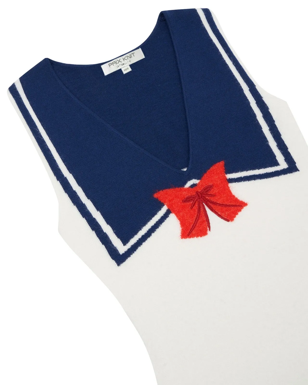 SAILOR MERINO KNIT DRESS