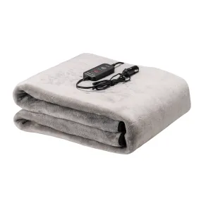 San Hima 12V Electric Blanket with Controller Washable Throw Rug Travel Camping