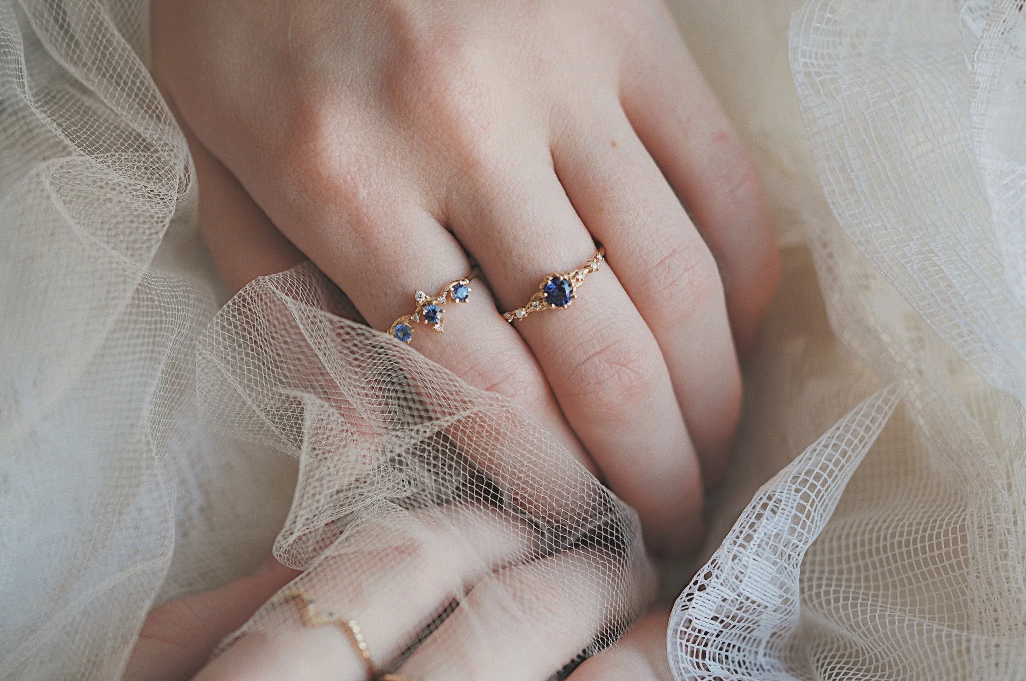 Sapphire Winter Waltz Ring