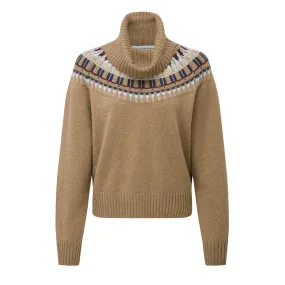 Schoffel Ladies Filey Fairisle Roll Neck Jumper