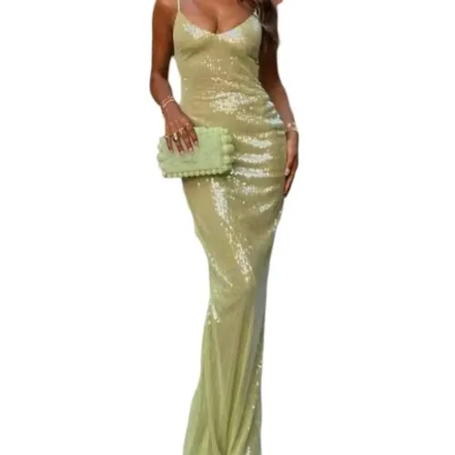 Sequin maxi dress