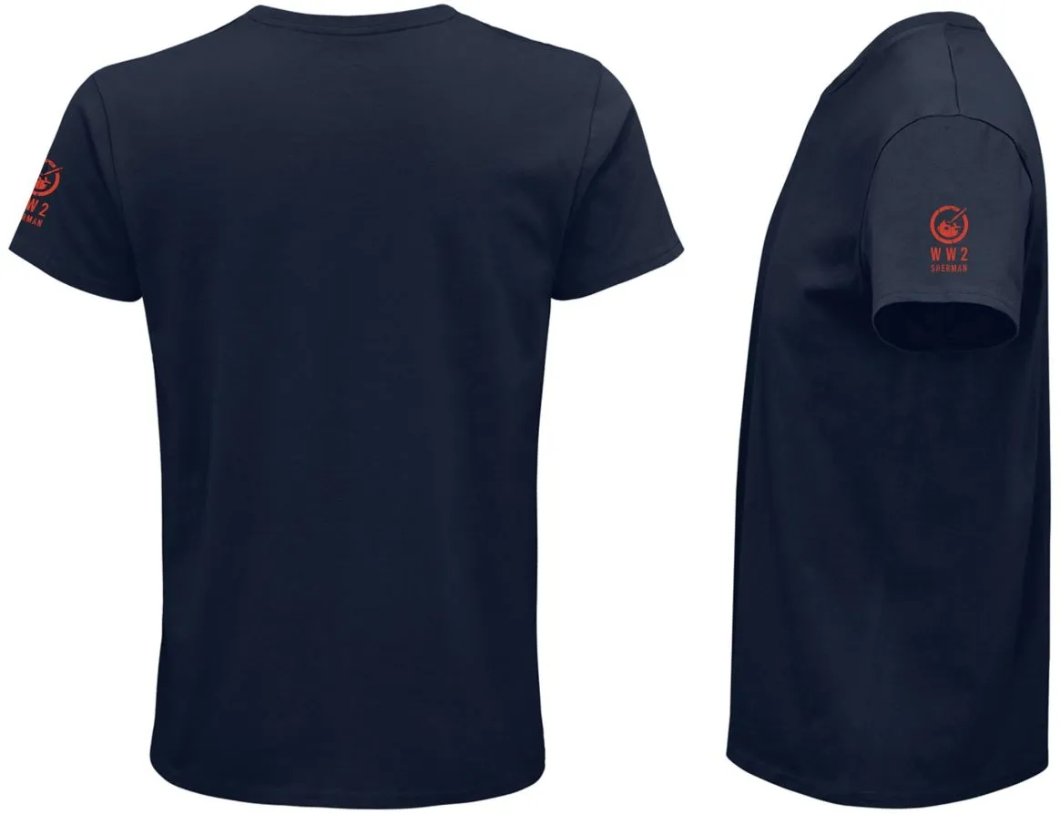 Sherman Fury Travelling Light T-Shirt - Navy