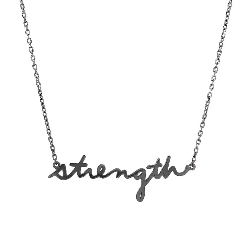 SINCERELY x Winter Stone "Strength" Necklace