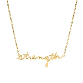 SINCERELY x Winter Stone "Strength" Necklace