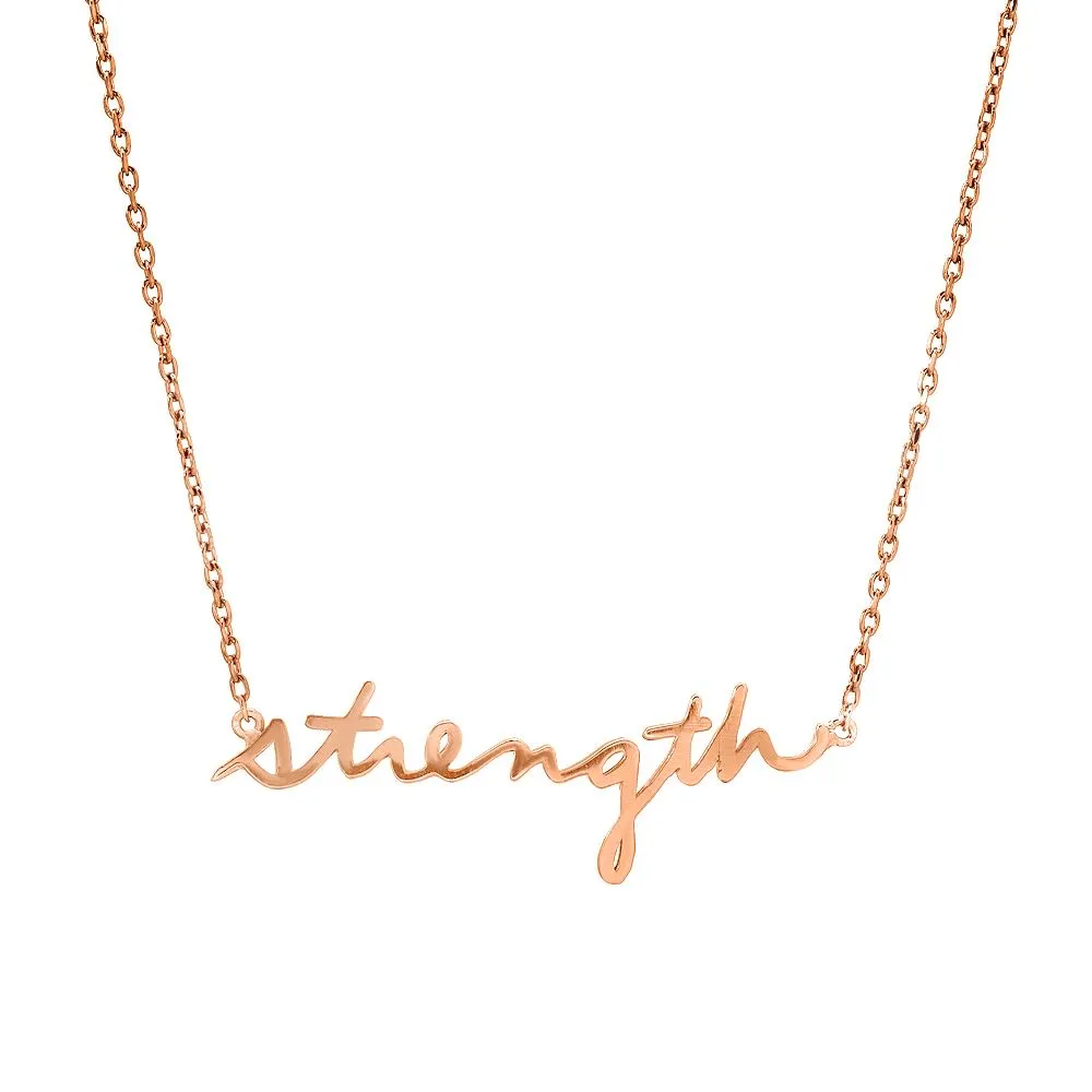 SINCERELY x Winter Stone "Strength" Necklace