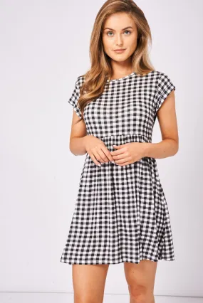 Skater Dress In Check Ex-Branded