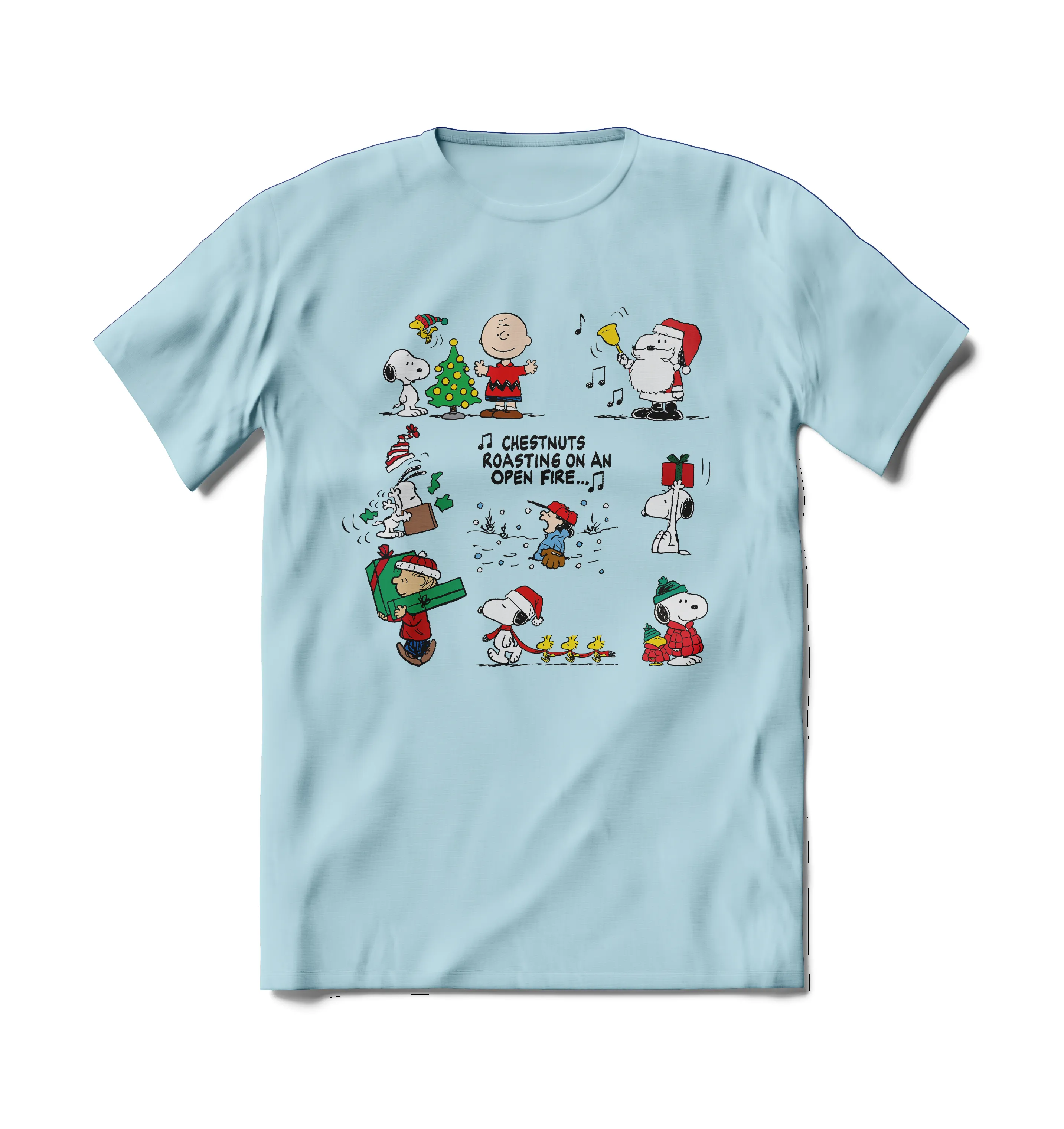 Snoopy & Friends Xmas Short Sleeve T-Shirt