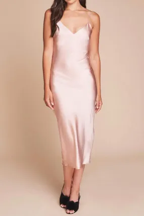 Sophia Silk Midi Slip Dress