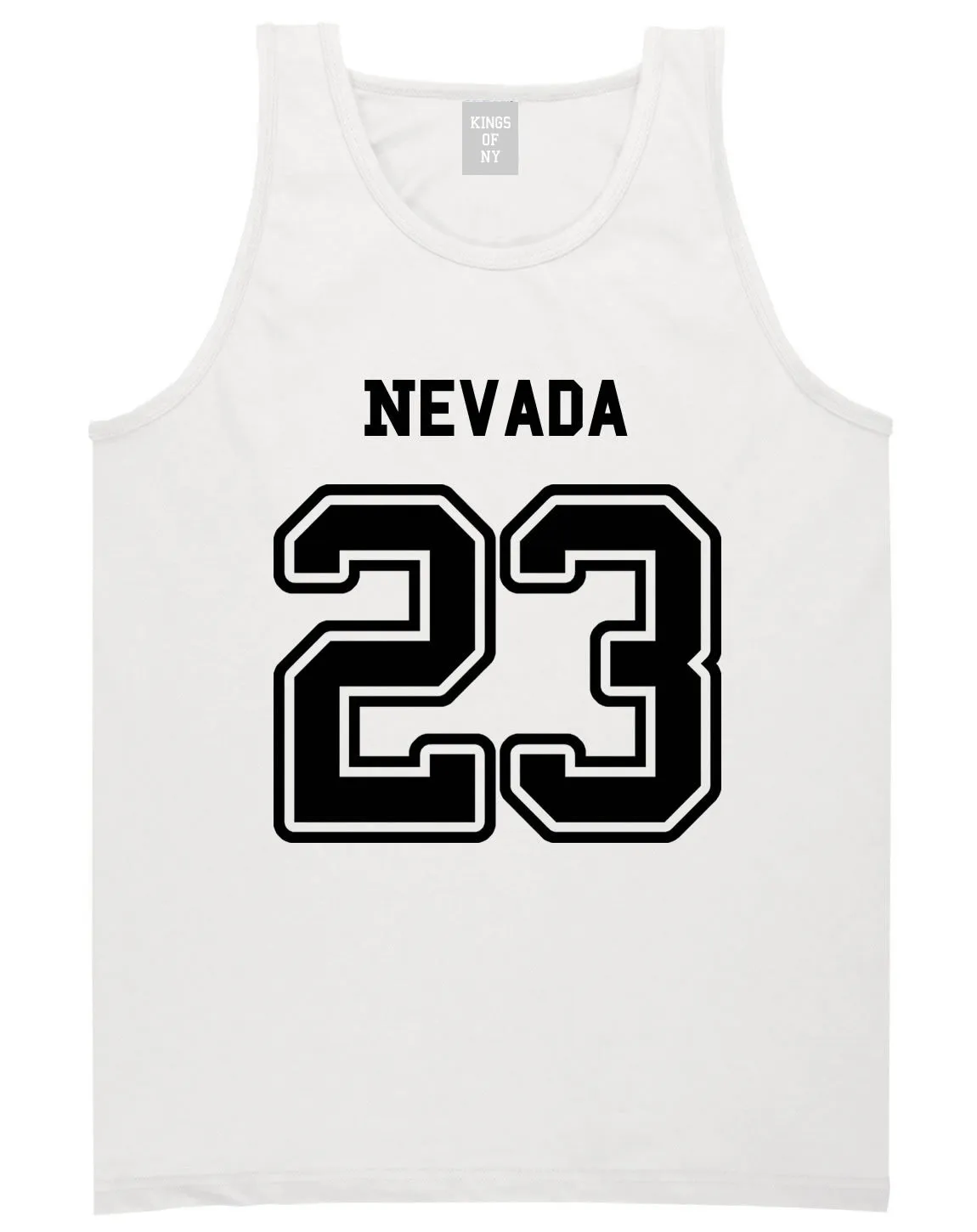 Sport Style Nevada 23 Team State Jersey Mens Tank Top