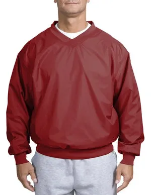 Sport-Tek - Nylon V-Neck Wind Shirt.  JP72