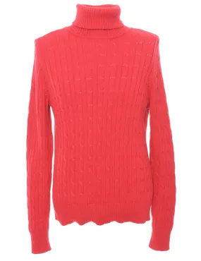 St. John Bay Polo Neck Jumper - L