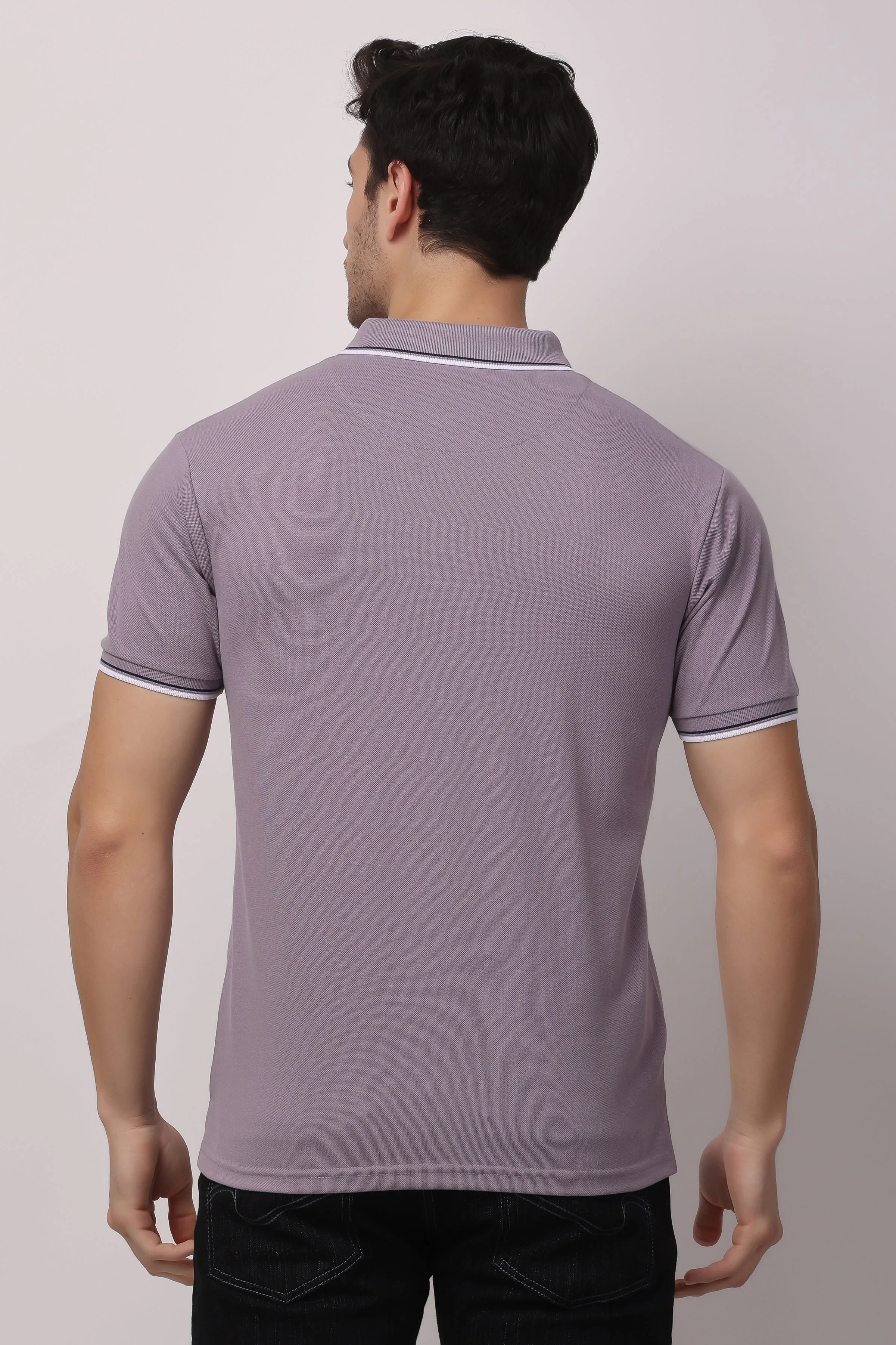 Stylox solid polo t-shirt