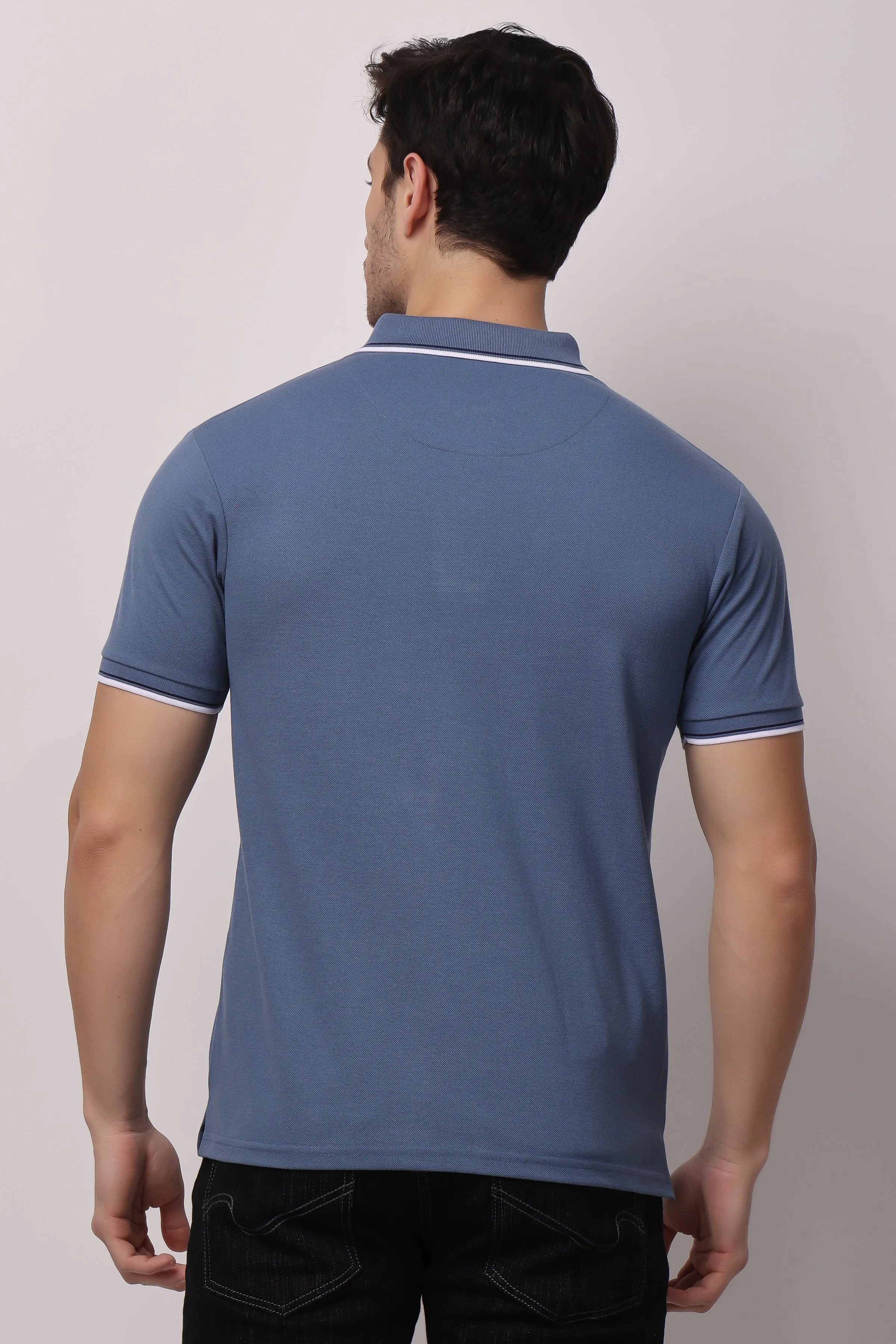 Stylox solid polo t-shirt