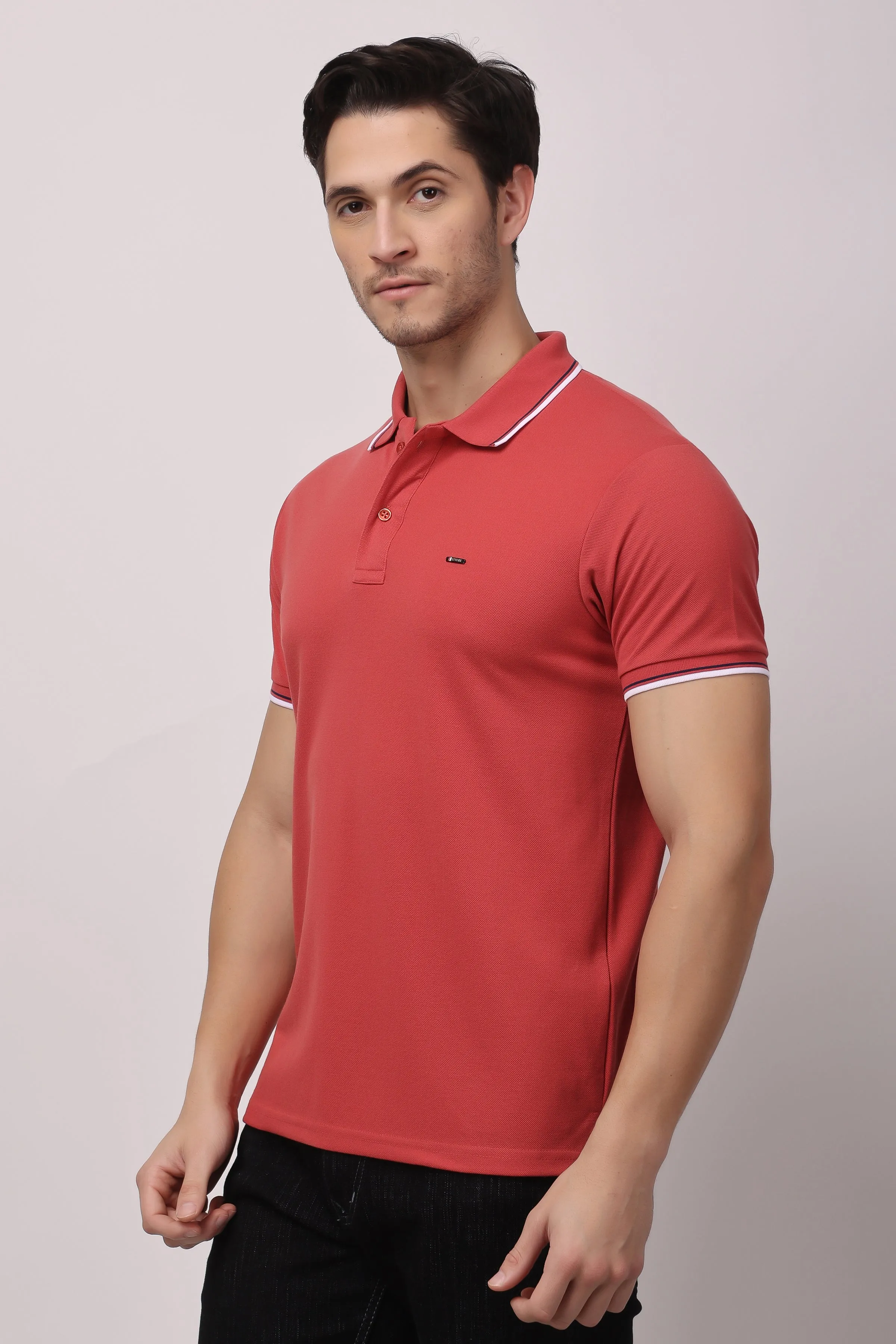 Stylox solid polo t-shirt