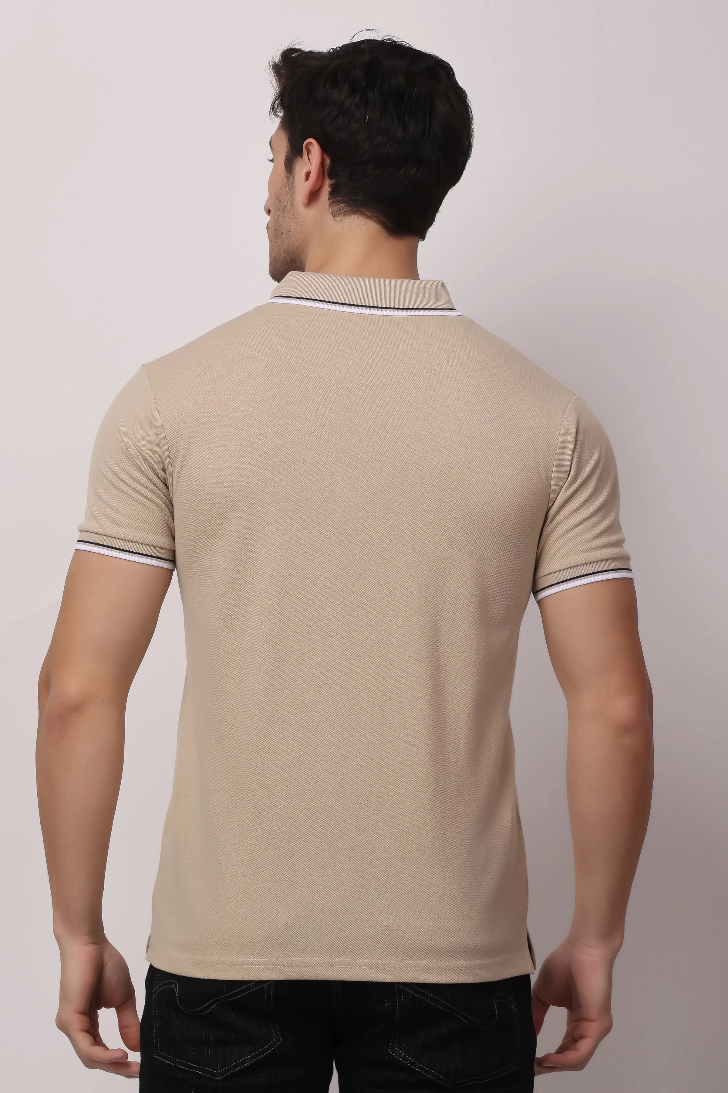 Stylox solid polo t-shirt