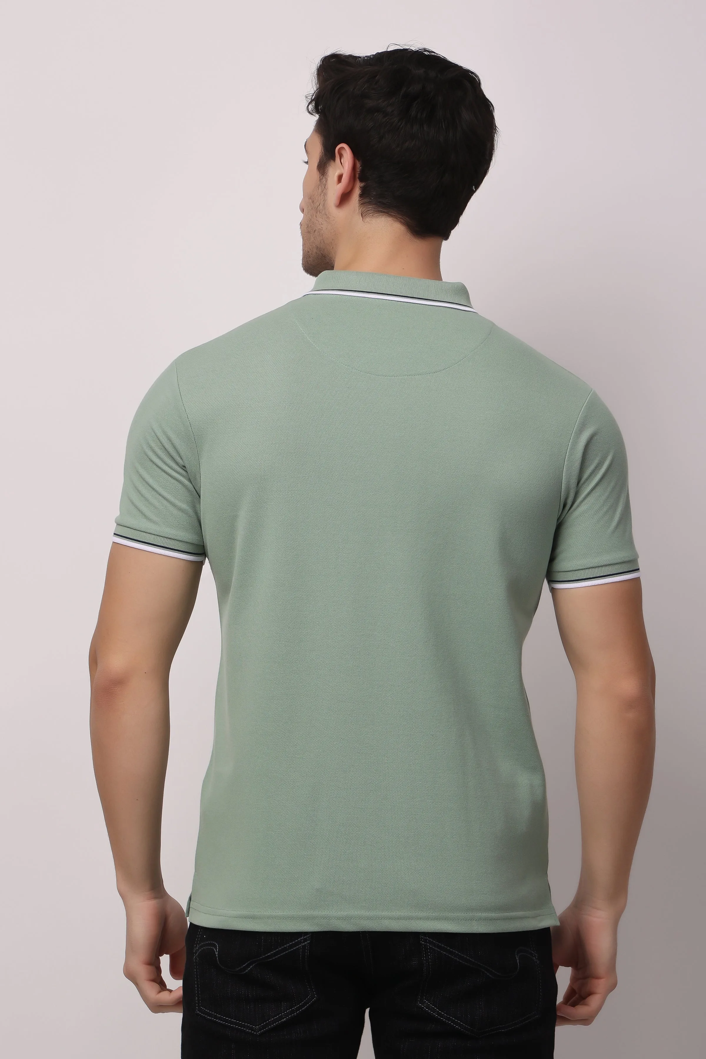 Stylox solid polo t-shirt