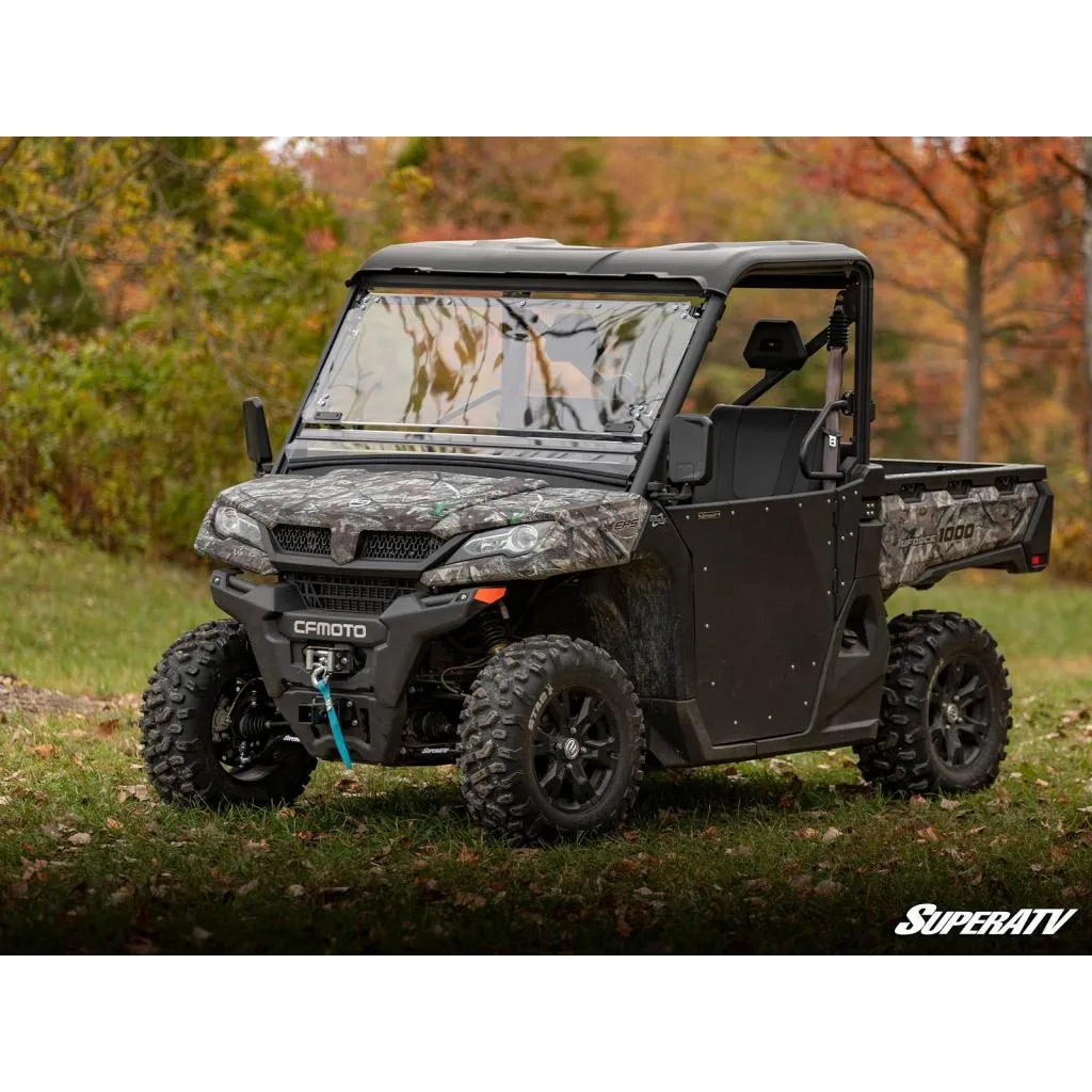 SuperATV 2022 CFMoto U-Force 1000 Scratch-Resistant Flip Windshield