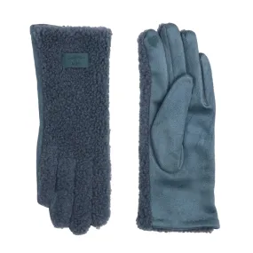 Teal Teddy Gloves