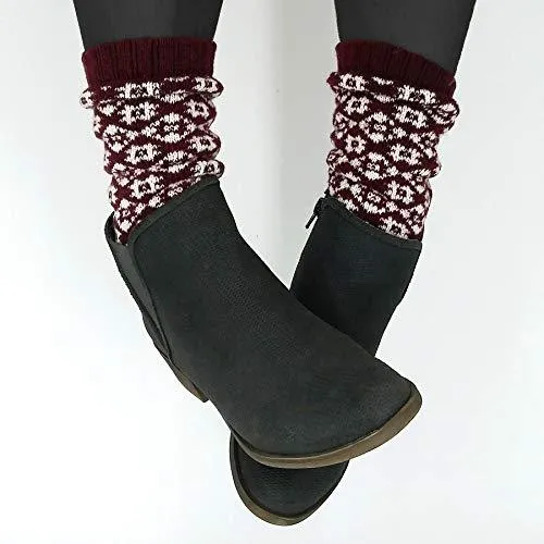 TeeHee Socks Women's Warmer Wool Crew Assorted 3-Pack (R2009)