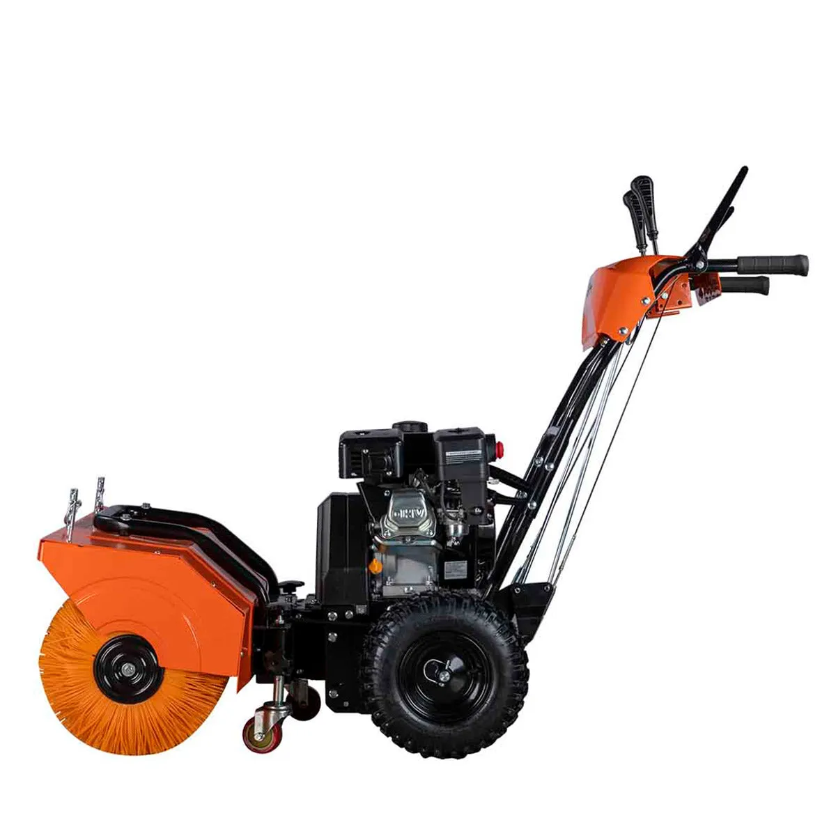 TMG Industrial 32” All Season Surface Rotary Brush/Snow Broom, Self-Propelled, Forward and Reverse, TMG-GSB32