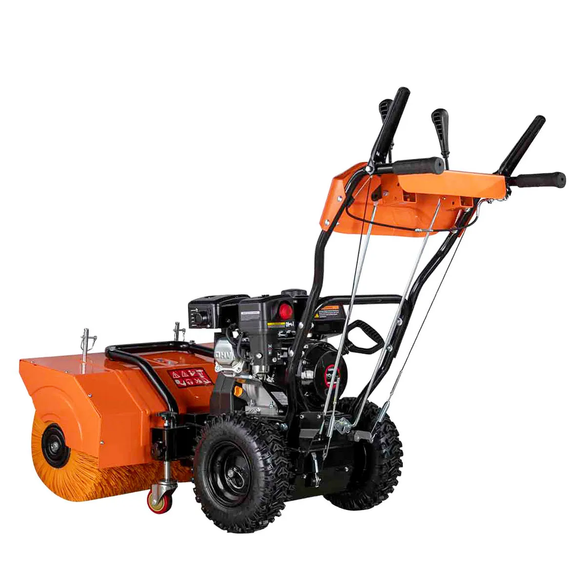 TMG Industrial 32” All Season Surface Rotary Brush/Snow Broom, Self-Propelled, Forward and Reverse, TMG-GSB32