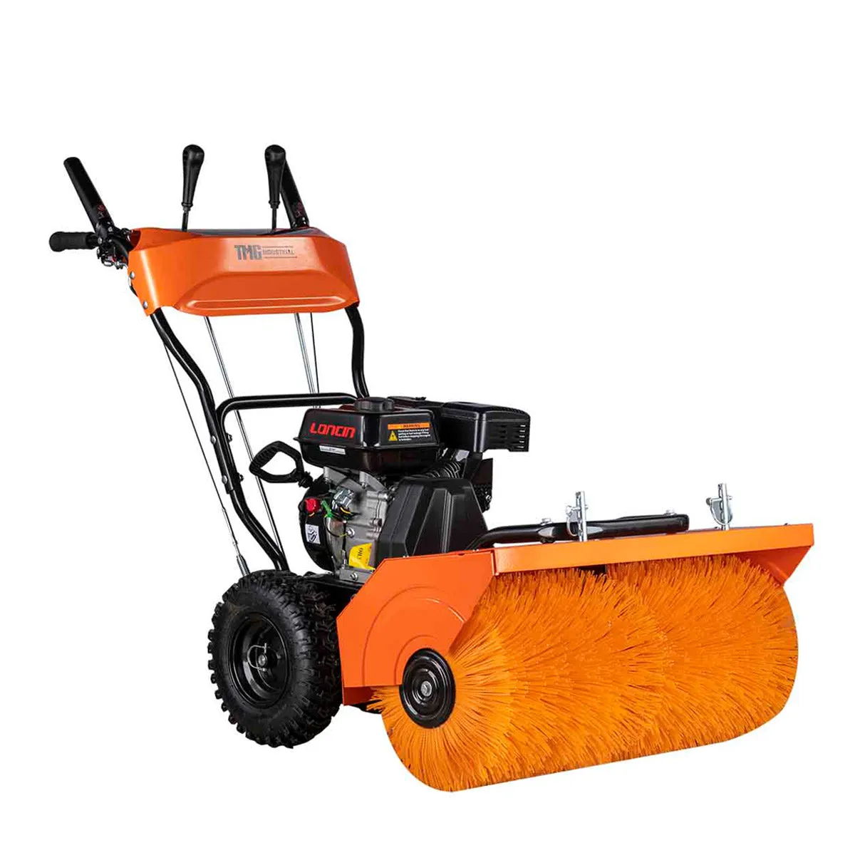 TMG Industrial 32” All Season Surface Rotary Brush/Snow Broom, Self-Propelled, Forward and Reverse, TMG-GSB32