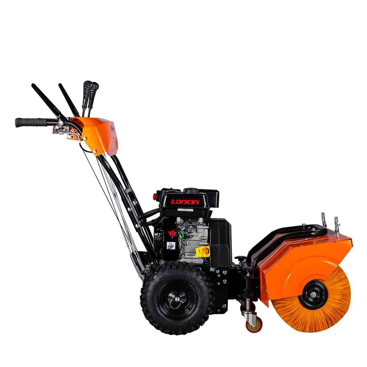 TMG Industrial 32” All Season Surface Rotary Brush/Snow Broom, Self-Propelled, Forward and Reverse, TMG-GSB32