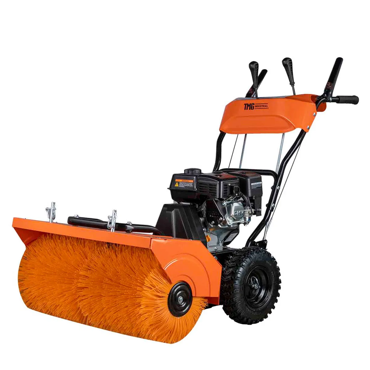 TMG Industrial 32” All Season Surface Rotary Brush/Snow Broom, Self-Propelled, Forward and Reverse, TMG-GSB32