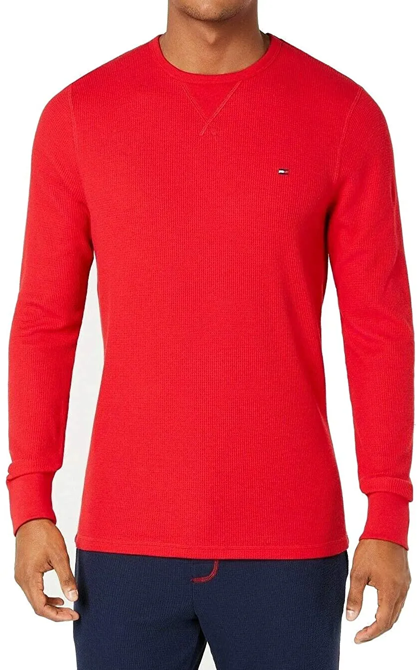 Tommy Hilfiger Mens Long Sleeve Thermal Crewneck T-Shirt