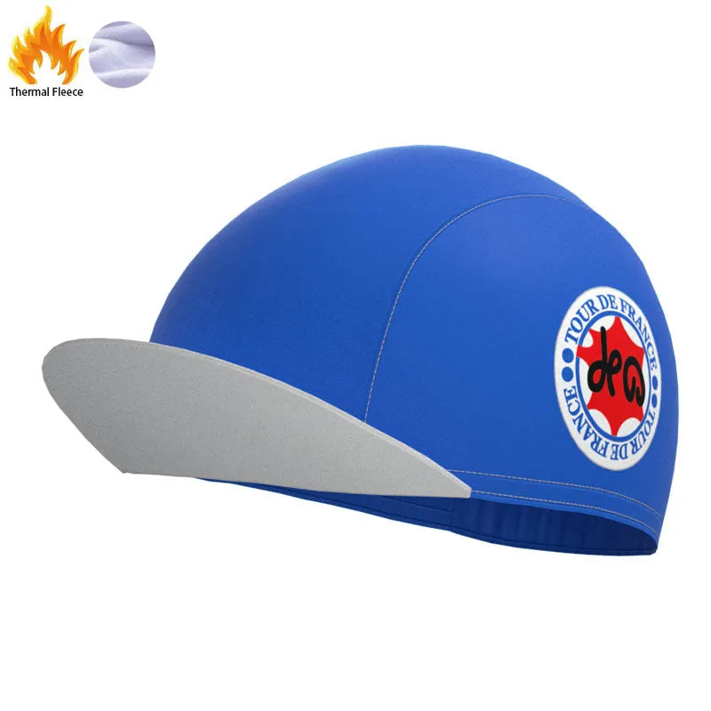 Tour de France Blue Retro Cycling Cap