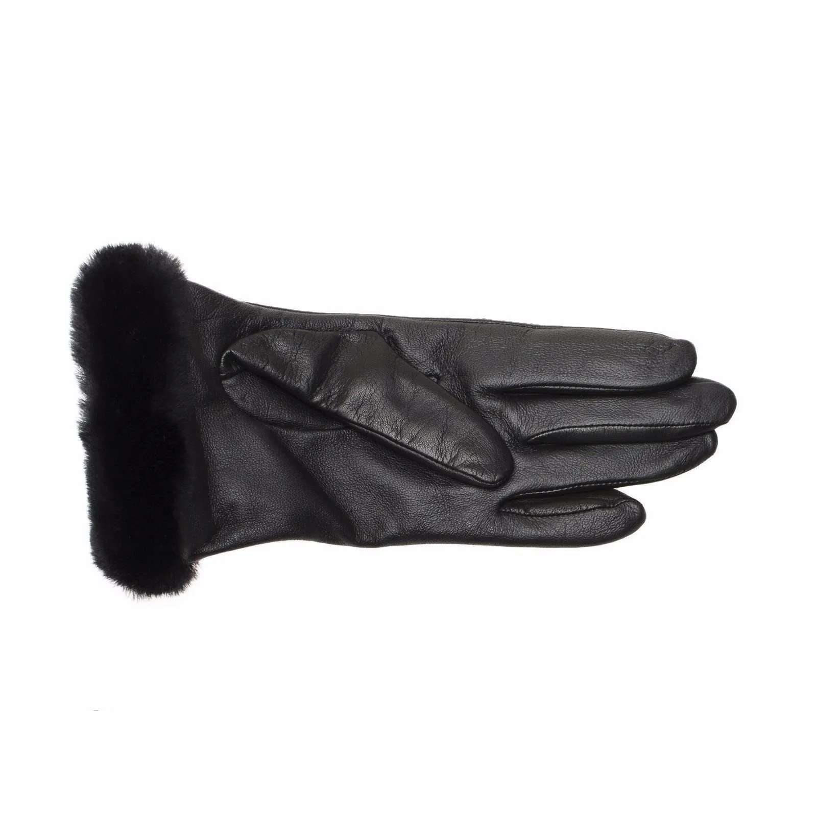 UGG Classic Leather Black Gloves