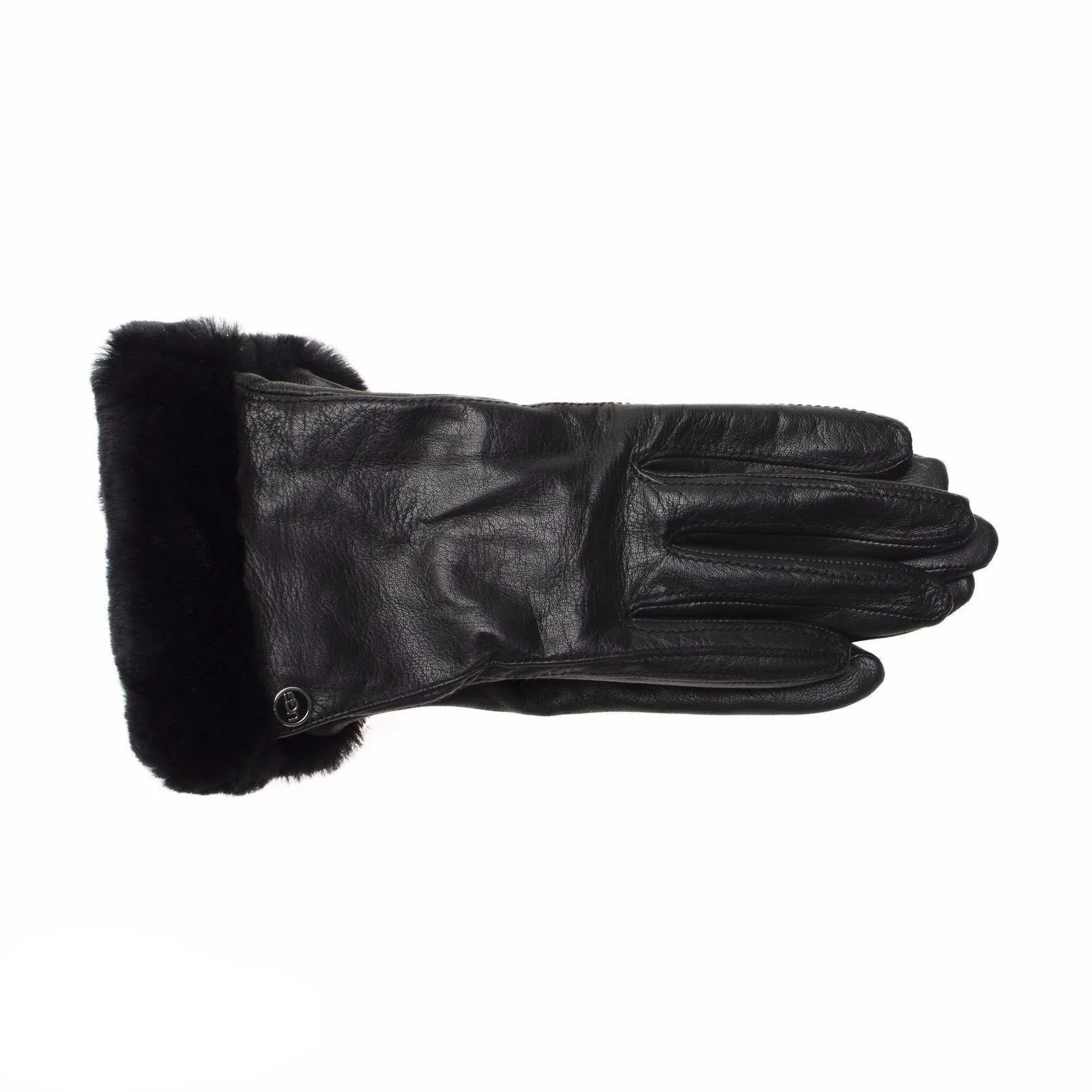 UGG Classic Leather Black Gloves