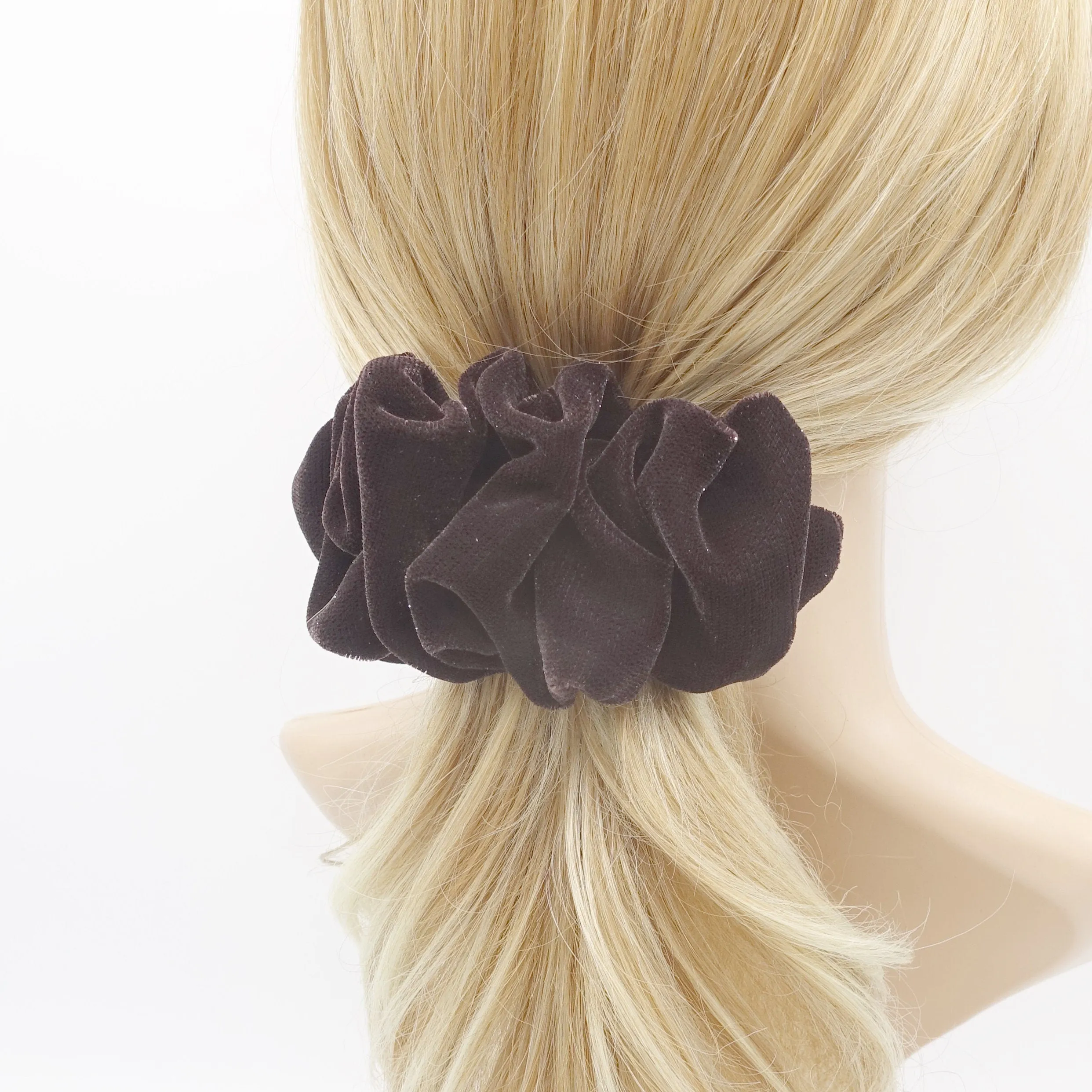 velvet bow, pleated hair bow, hair bow shop for women