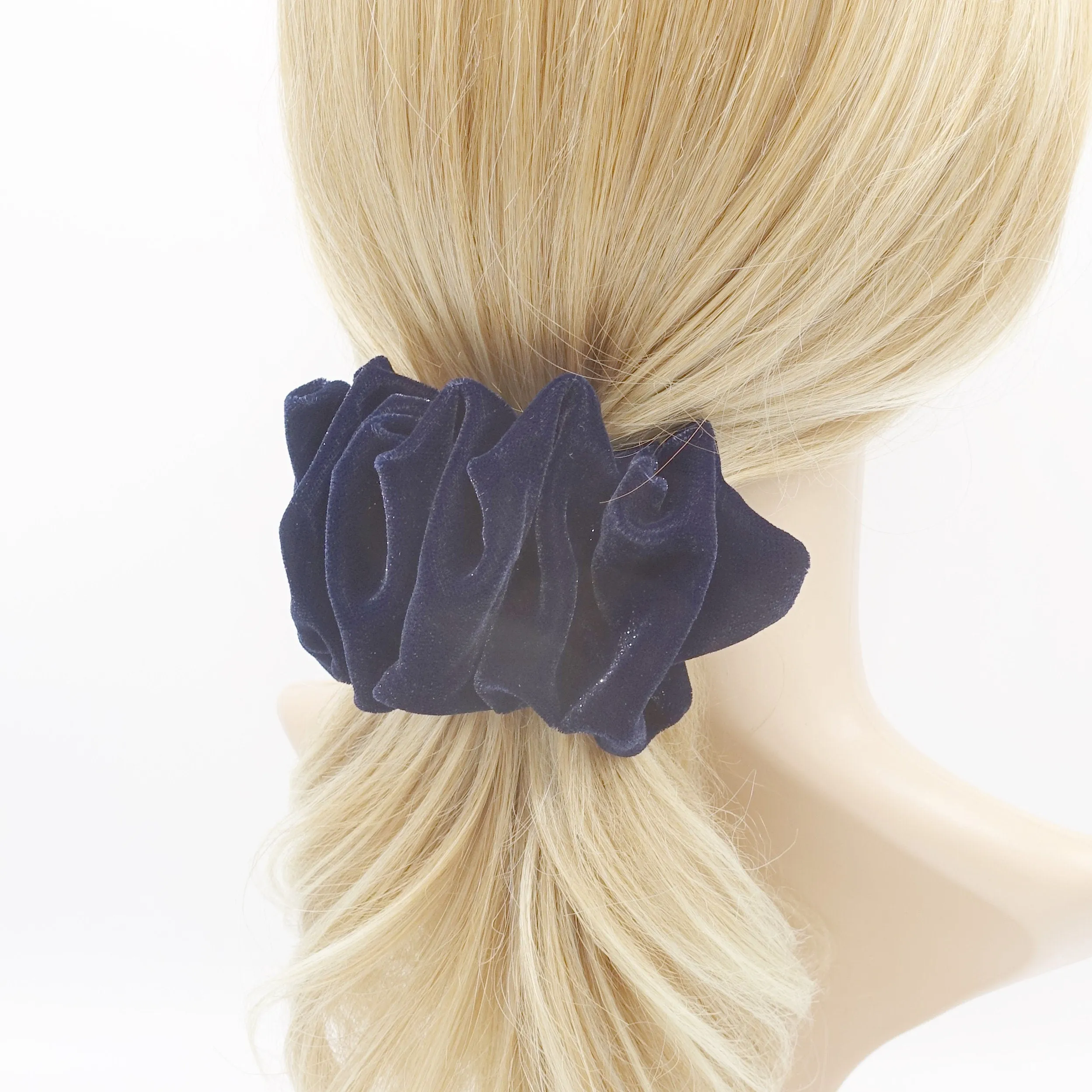 velvet bow, pleated hair bow, hair bow shop for women