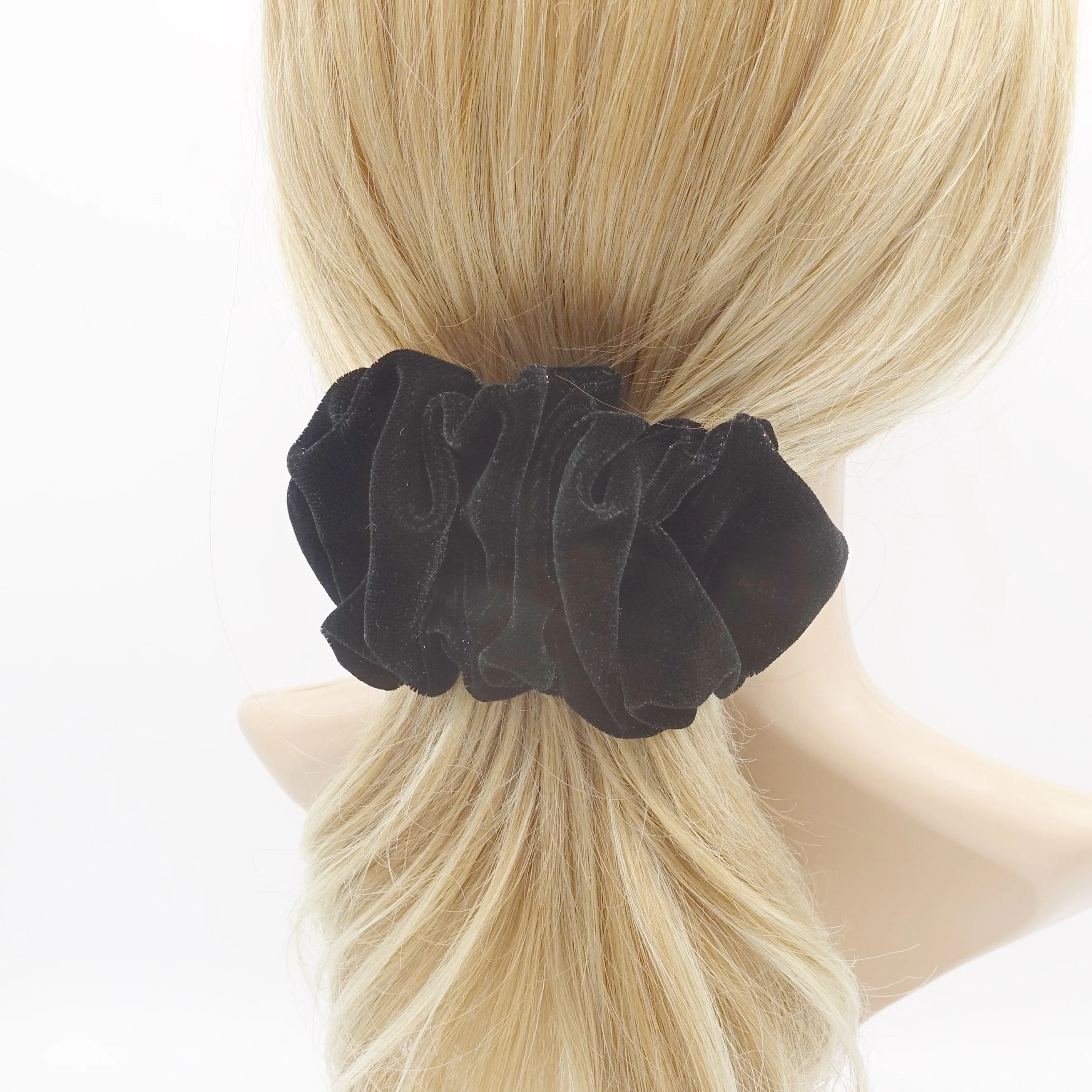 velvet bow, pleated hair bow, hair bow shop for women