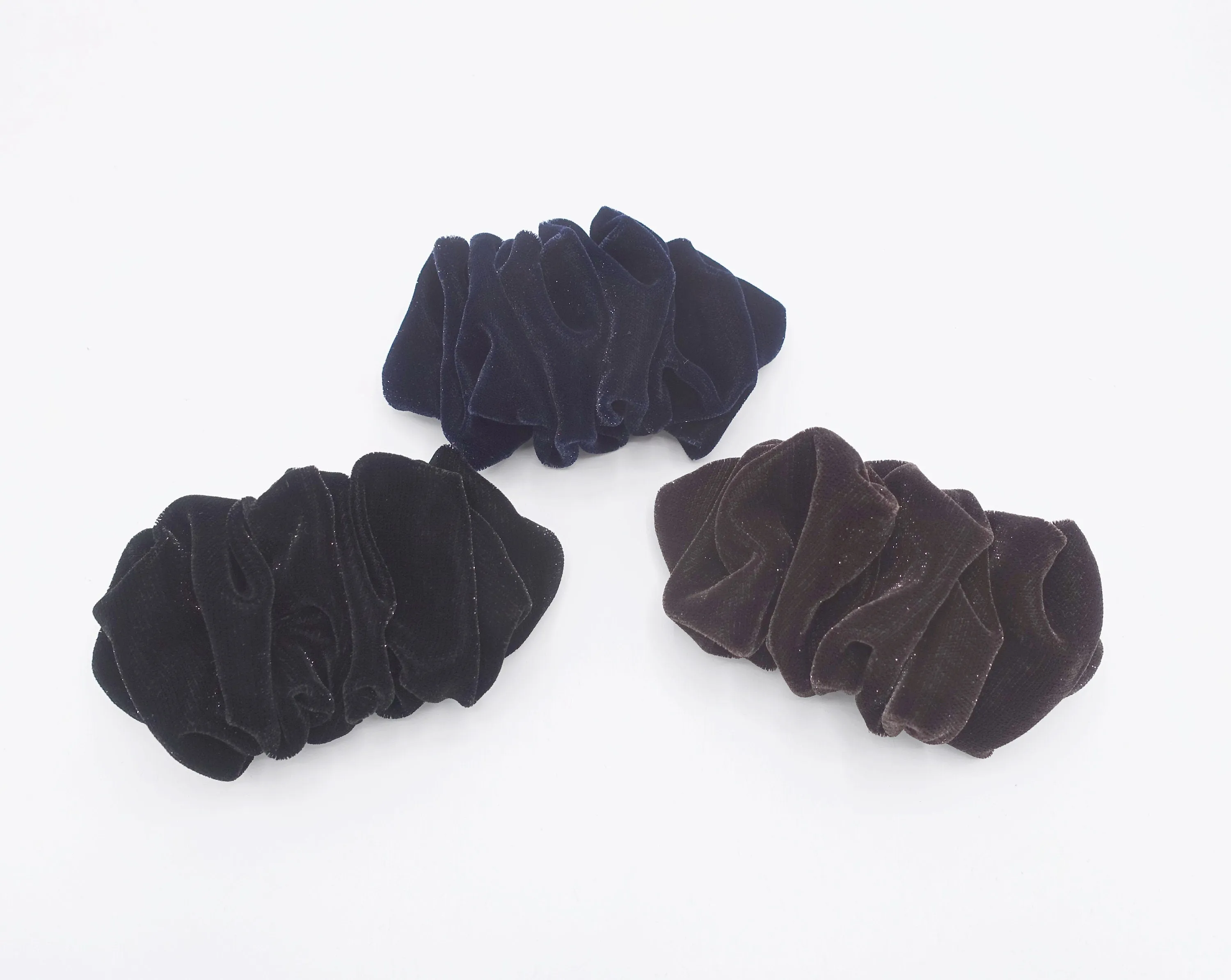 velvet bow, pleated hair bow, hair bow shop for women