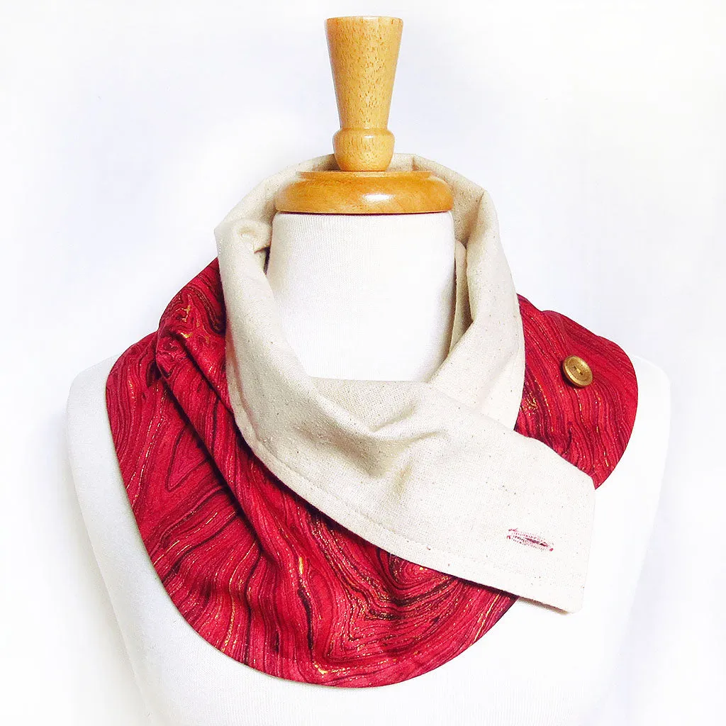 veronica button scarf