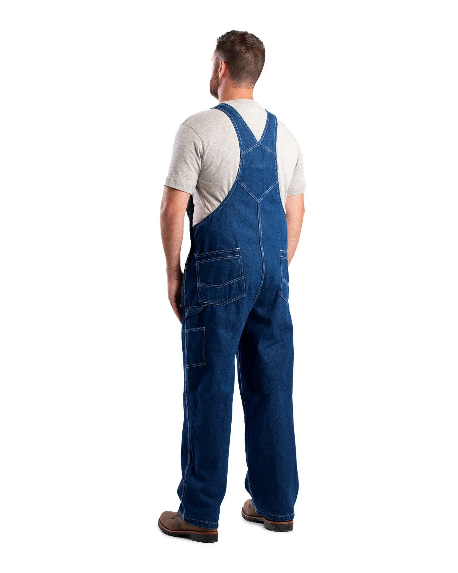 Vintage Unlined Washed Denim Bib Overall